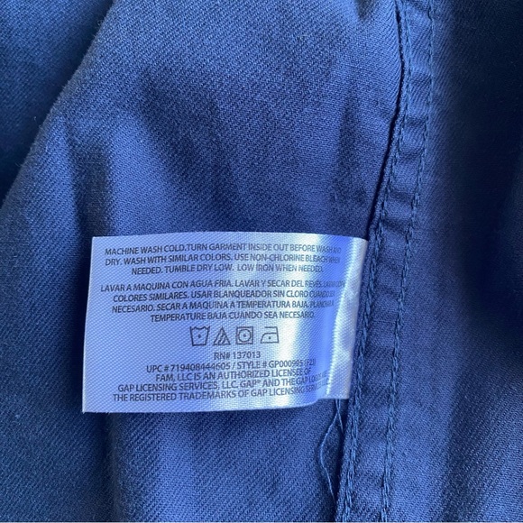 NWT GAP XXL Navy Blue Field Jacket - Picture 14 of 16